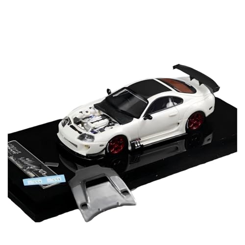 CHENXIAOLAN Miniaturmodelle 1:64 Für Toyota Supra JZA80 A80 Simulation Auto Modell Hause Statische Ornamente Erwachsenen Sammlung Souvenir Fertigmodell von CHENXIAOLAN