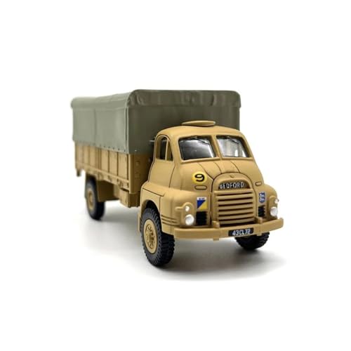 CHENXIAOLAN Miniaturmodelle 1:76 Für Bedford RL Militärtransporter-LKW-Modell Druckguss-Legierung Spielzeug Für Erwachsene Klassische Sammlung Fertigmodell von CHENXIAOLAN