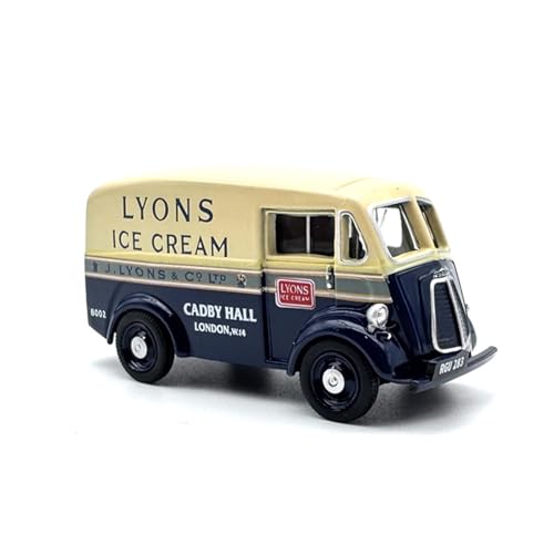 CHENXIAOLAN Miniaturmodelle 1:76 Für Morris J Eiscreme Oldtimer Legierung Simulation Modell Souvenir Sammlung Spielzeug Urlaub Geschenk Fertigmodell von CHENXIAOLAN