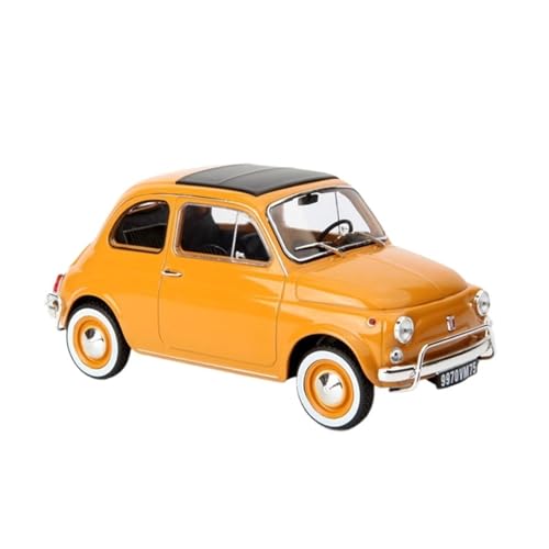 CHENXIAOLAN Miniaturmodelle Druckguss-Modell im Maßstab 1 18 für FIAT 500 L 1968, Vintage-Limousine, Legierungsautomodell, fertiges Sammlungsfahrzeug Fertigmodell von CHENXIAOLAN