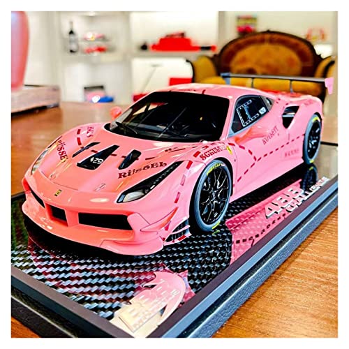 CHENXIAOLAN Miniaturmodelle Ferrari Ferrari 488 Challenge Harzmodell 1 18 Zinklegierung Simulierter Guss Pull Back Car Fertigmodell von CHENXIAOLAN