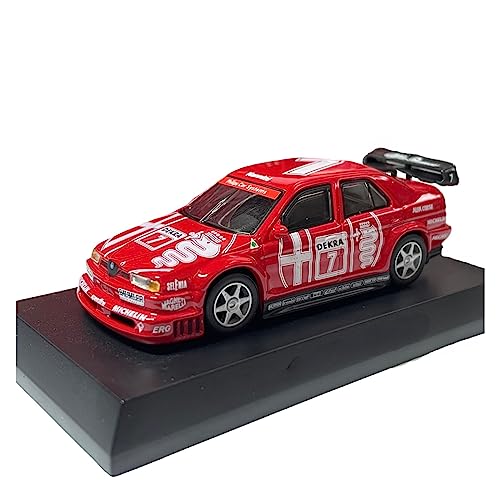 CHENXIAOLAN Miniaturmodelle Für Alfa Romeo 155 V6 Ti #7 1:64 Racing Collection Automodell-Spielzeugornament Aus Druckgusslegierung Fertigmodell von CHENXIAOLAN