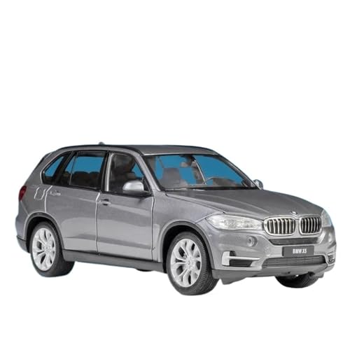 CHENXIAOLAN Miniaturmodelle Für BMW X5 Weißes Geländewagen-Legierungsautomodell Sammlungsgeschenk Spielzeugauto Im Maßstab 1 24 Fertigmodell(Grau) von CHENXIAOLAN