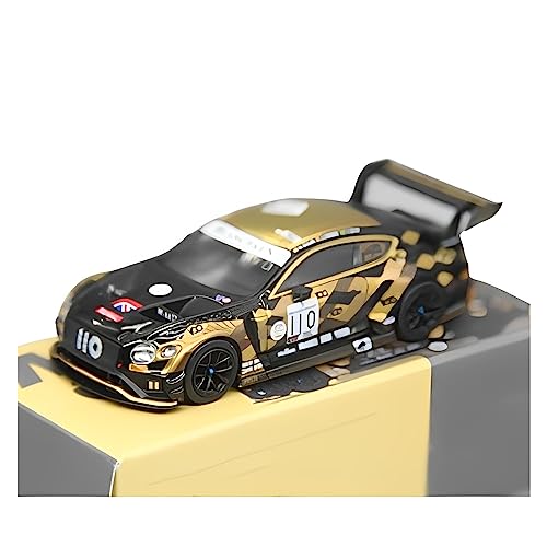 CHENXIAOLAN Miniaturmodelle Für Bentley Continental GT3 2019, 1:64 Legierung, Rennmodell, Sammlung Klassischer Fahrzeug-Erinnerungsstücke Fertigmodell von CHENXIAOLAN