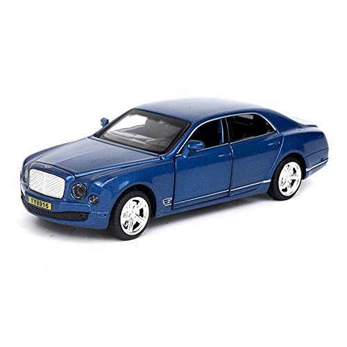 CHENXIAOLAN Miniaturmodelle Für Bentley Mulsanne 1 32 Simulation Diecast Alloy Automodell Kinderspielzeug Sammlerstücke Fertigmodell(Blau) von CHENXIAOLAN