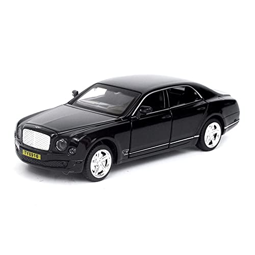 CHENXIAOLAN Miniaturmodelle Für Bentley Mulsanne 1 32 Simulation Diecast Alloy Automodell Kinderspielzeug Sammlerstücke Fertigmodell(Schwarz) von CHENXIAOLAN