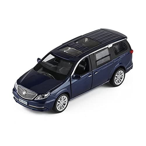 CHENXIAOLAN Miniaturmodelle Für Buick GL8 Avenir ES 1 32 Simulation Diecast Alloy MPV Automodell Sound Und Licht Spielzeug Sammlerstücke Fertigmodell(Blau) von CHENXIAOLAN