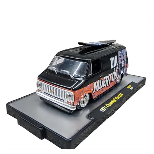 CHENXIAOLAN Miniaturmodelle Für Chevrolet 1971 1:64 Silber Rad Lackiert Legierung Auto Modell Metall Mini Fahrzeug Ornament Dekoration Fertigmodell von CHENXIAOLAN