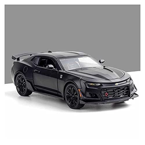 CHENXIAOLAN Miniaturmodelle Für Chevrolet Camaro 1 24 Simulation Druckguss-Legierung Automodell Ziehen Kinder Spielzeugfahrzeug Sammlerstück Zurück Fertigmodell(Schwarz) von CHENXIAOLAN