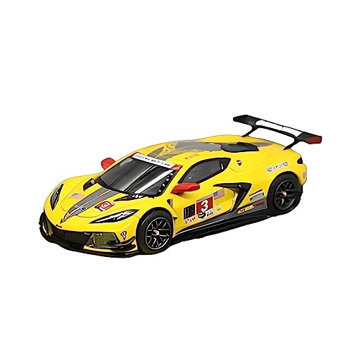 CHENXIAOLAN Miniaturmodelle Für Chevrolet Corvette C8-R 2020 1:64 Legierung Rennwagen Modell Statische Fahrzeug Desktop-Dekoration Fertigmodell (Color : A) von CHENXIAOLAN