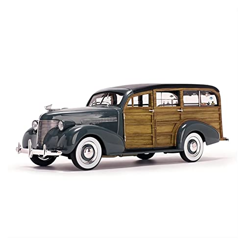 CHENXIAOLAN Miniaturmodelle Für Chevrolet Woody Surf Wagon 1939 1 18 Legierung Automodell Diecast Fahrzeuge Spielzeug Dekoration Sammlung Fertigmodell(Grün) von CHENXIAOLAN