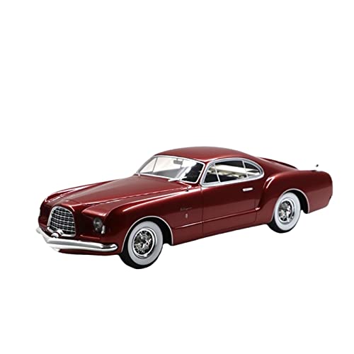 CHENXIAOLAN Miniaturmodelle Für Chrysler Elegance 1953 1 18 Rotes Harz-Automodell Für Erwachsene, Klassisches Sammlungs-Souvenir Fertigmodell von CHENXIAOLAN