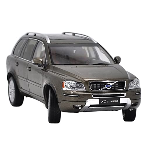 CHENXIAOLAN Miniaturmodelle Für Classic XC90 SUV Alloy Diecast Model Brown Car Miniature 1 18 Fertigmodell von CHENXIAOLAN