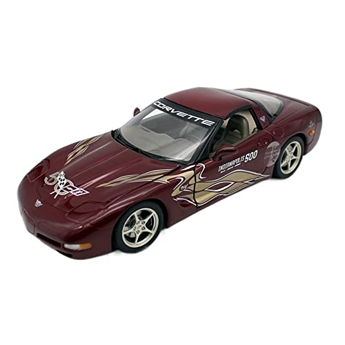 CHENXIAOLAN Miniaturmodelle Für Corvette 50th Anniversary Edition 1 18 Legierung Automodell Metall Spielzeug Souvenir Dekoration Geschenke Fertigmodell von CHENXIAOLAN