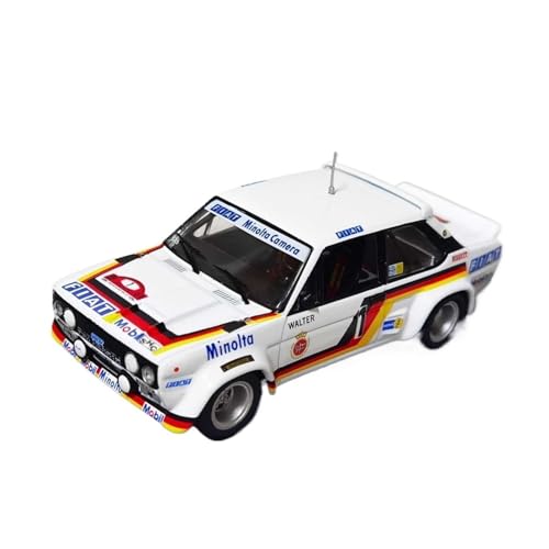 CHENXIAOLAN Miniaturmodelle Für FIAT 131 ABARTH #1 1979 1:43 Rallyeauto Aus Legierung Sammlerstück Aus Druckguss Spielzeug Für Erwachsene Fertigmodell von CHENXIAOLAN