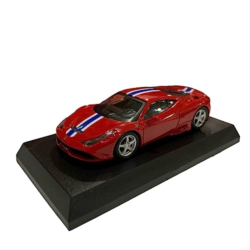 CHENXIAOLAN Miniaturmodelle Für Ferrari 458 1:64 Modell Aus Druckgusslegierung, Simulierte Statische Fahrzeugsammlungsdekoration Fertigmodell von CHENXIAOLAN