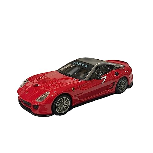 CHENXIAOLAN Miniaturmodelle Für Ferrari 599XX #7 1:64 Sammeln Sie EIN Klassisches Miniaturfahrzeug-Sammlungsdisplay Aus Druckgusslegierung Fertigmodell von CHENXIAOLAN