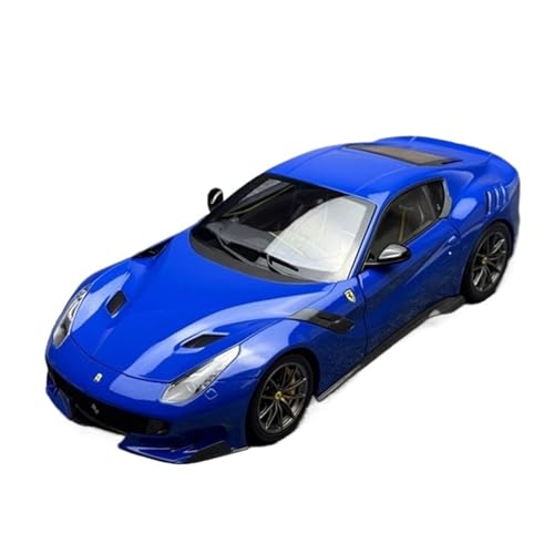 CHENXIAOLAN Miniaturmodelle Für Ferrari F12 TDF 1:18 Legierung Statische Simulation Automodell Sammlung Miniatur Replik Displays Fertigmodell(Blue) von CHENXIAOLAN