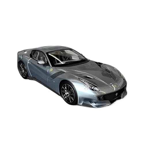 CHENXIAOLAN Miniaturmodelle Für Ferrari F12 TDF 1:18 Legierung Statische Simulation Automodell Sammlung Miniatur Replik Displays Fertigmodell(Silver) von CHENXIAOLAN