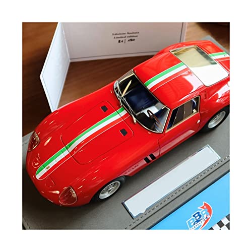 CHENXIAOLAN Miniaturmodelle Für Ferrari Ferrari 250 GTO Pressetag 1962 1 18 Casting Auto Modell Kinder Pullback Auto Spielzeugauto Fertigmodell von CHENXIAOLAN