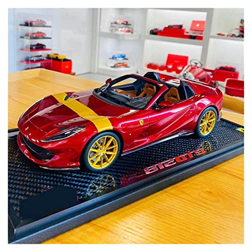 CHENXIAOLAN Miniaturmodelle Für Ferrari Ferrari 812 GTS 2019 Resin Car Model Ornament 1 18 Fertigmodell von CHENXIAOLAN