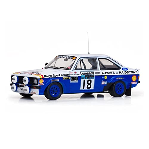 CHENXIAOLAN Miniaturmodelle Für Ford Escort RS1800 1 18 Legierung Zugkraft Rennwagen Modell Dekoration Sammlung Spielzeug Geschenke Fertigmodell von CHENXIAOLAN