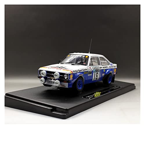 CHENXIAOLAN Miniaturmodelle Für Ford Escort RS1800 WRC 1979 18# 1 18 Alu-Rennwagenmodell Erwachsene Souvenirverzierung Fertigmodell von CHENXIAOLAN