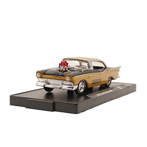 CHENXIAOLAN Miniaturmodelle Für Ford Fairlane 500 1957 1 64 Legierung Automodell Metall Spielzeug Fahrzeug Geschenke Souvenir Dekoration Fertigmodell von CHENXIAOLAN