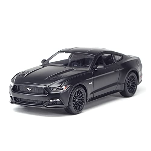 CHENXIAOLAN Miniaturmodelle Für Ford Mustang 2015 1 18 Sportwagen Statische Simulation Die Cast Collectible Modellauto Spielzeug Fertigmodell(Schwarz) von CHENXIAOLAN