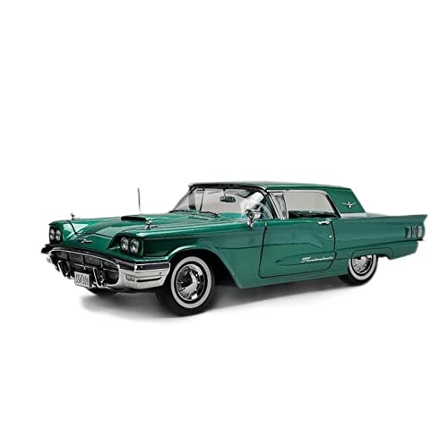 CHENXIAOLAN Miniaturmodelle Für Ford Thunderbird 1960 1 18 Grünes Hardtop-Legierung Sportwagenmodell Erwachsene Souvenir-Sammlerstücke Fertigmodell von CHENXIAOLAN