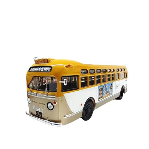 CHENXIAOLAN Miniaturmodelle Für GM TDH 3610 LOS ANGELES Transit LINES 1:43 Legierung Bus Modell Sammlung Ornamente Geschenk Fertigmodell von CHENXIAOLAN