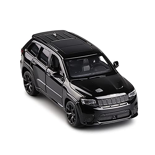 Miniaturmodelle Für Grand Cherokee Trackhawk 1 36 Simulation Diecast Legierung Automodell Pull Back Kinderspielzeugfahrzeug Geschenk Fertigmodell(Schwarz) von CHENXIAOLAN