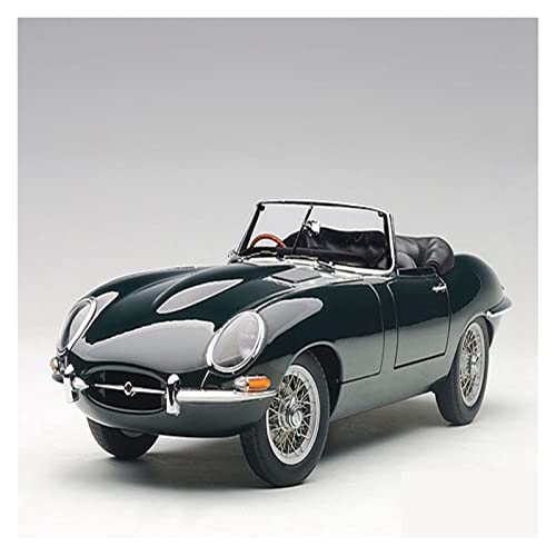 CHENXIAOLAN Miniaturmodelle Für Jaguar E-Type 3.8 Simulation Full Open Alloy Car Model Collection Ornament 1 18 Fertigmodell(2) von CHENXIAOLAN