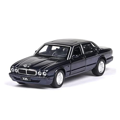 CHENXIAOLAN Miniaturmodelle Für Jaguar XJ6 2004 1 36 Simulation Diecast Alloy Car Model Pullback Kinderspielzeugfahrzeug Sammlung Fertigmodell(Blau) von CHENXIAOLAN