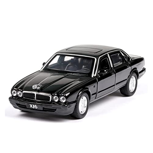 Miniaturmodelle Für Jaguar XJ6 2004 1 36 Simulation Diecast Alloy Car Model Pullback Kinderspielzeugfahrzeug Sammlung Fertigmodell(Schwarz) von CHENXIAOLAN