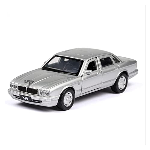 CHENXIAOLAN Miniaturmodelle Für Jaguar XJ6 2004 1 36 Simulation Diecast Alloy Car Model Pullback Kinderspielzeugfahrzeug Sammlung Fertigmodell(Silber) von CHENXIAOLAN