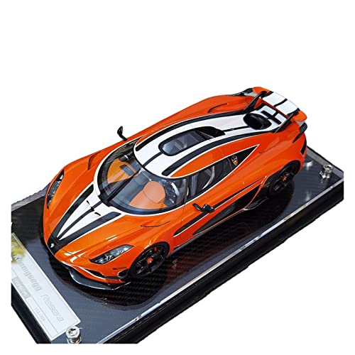 Miniaturmodelle Für Koenigsegg 1 18 Orange Harz Simulation Automodell Sammlerstücke Jungen Spielzeug Geschenk Display Fertigmodell von CHENXIAOLAN