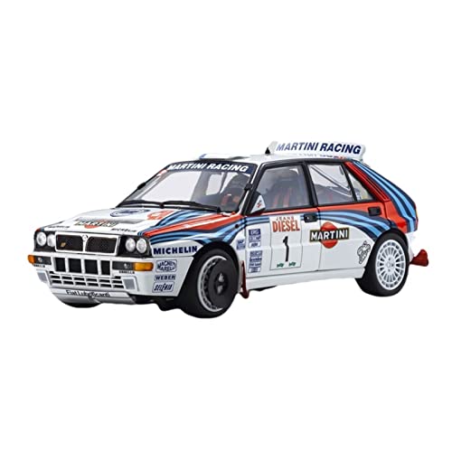 CHENXIAOLAN Miniaturmodelle Für Lancia Lancia Delta HF 1992 1 18 Casting Auto Modell Kinder Pullback Auto Spielzeugauto Fertigmodell von CHENXIAOLAN