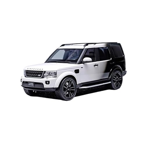 CHENXIAOLAN Miniaturmodelle Für Land Rover Discovery 4 1:18 Harz Automodell Miniaturfahrzeugsammlung Gedenken Fertigmodell(White) von CHENXIAOLAN