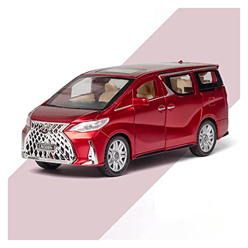 CHENXIAOLAN Miniaturmodelle Für Lexus LM300H 1 32 Simulation Diecast Legierung MPV Automodell Sound Light Kinder Spielzeugfahrzeug Sammlerstücke Fertigmodell(Rot) von CHENXIAOLAN