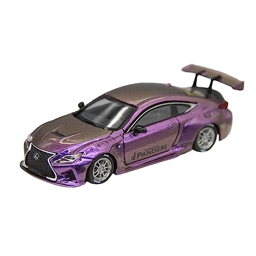 CHENXIAOLAN Miniaturmodelle Für Lexus RC F Pandem 1:64 Wide-Body-Umwandlungsversion Legierungsautomodell Freund Geschenk Erwachsenensammlung Fertigmodell (Color : B) von CHENXIAOLAN