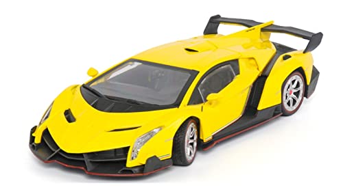 CHENXIAOLAN Miniaturmodelle Für Luxussportwagen 1 24 Simulation Auto Legierung Modell Jungen Spielzeug Fertigmodell(Yellow) von CHENXIAOLAN