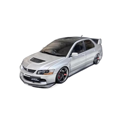 CHENXIAOLAN Miniaturmodelle Für Mitsubishi EVO 9 Lancer Coupe 1:18 Simulation Harz Auto Modell Sammeln Statische Dekoration Display Fertigmodell von CHENXIAOLAN