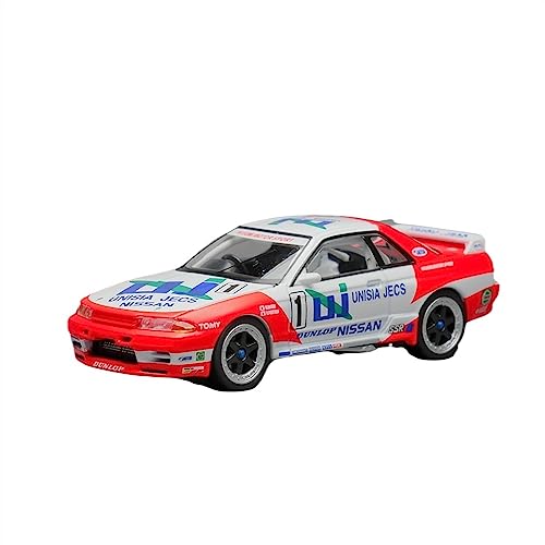 CHENXIAOLAN Miniaturmodelle Für Nissan GTR BNR32 Gruppe A 1993 1:64 Legierung Automodell Home Desktop Dekoration Ornamente Fertigmodell von CHENXIAOLAN