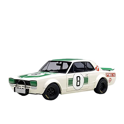 CHENXIAOLAN Miniaturmodelle Für Nissan GTR KPGC10 1971 8# 1 18 Simulation Legierung Automodell Metall Fahrzeug Sammlerstücke Display Fertigmodell von CHENXIAOLAN