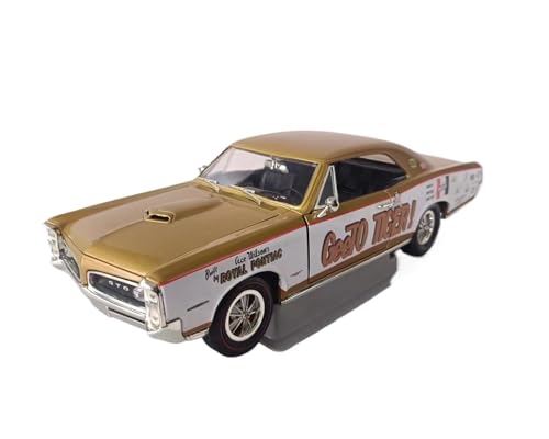 CHENXIAOLAN Miniaturmodelle Für PONTIAC GTO 1966 1:18 Legierung Automodell Metall Statisches Fahrzeug Sammler Ornament Souvenir Fertigmodell von CHENXIAOLAN