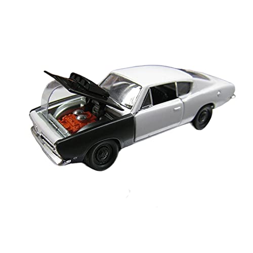 CHENXIAOLAN Miniaturmodelle Für Plymouth Barracuda R46 1968 1 64 Legierung Druckguss Oldtimer Modell Metall Fahrzeug Spielzeug Dekoration Fertigmodell von CHENXIAOLAN