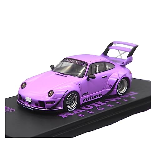 CHENXIAOLAN Miniaturmodelle Für Porsche 911 (993) RWB 1:64 Legierungs-Sportwagenmodell Mini-Druckguss-Metallauto-Schreibtischdekoration Fertigmodell von CHENXIAOLAN