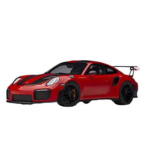 CHENXIAOLAN Miniaturmodelle Für Porsche 911 GT2RS 1 18 Simulation Legierung Automodell Boutique Spielzeug Geschenk Sammlung Display Fertigmodell(Rot) von CHENXIAOLAN