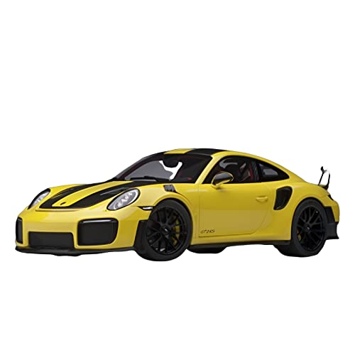 CHENXIAOLAN Miniaturmodelle Für Porsche 911 GT2RS 1 18 Simulation Legierung Automodell Boutique Spielzeug Geschenk Sammlung Display Fertigmodell(Yellow) von CHENXIAOLAN